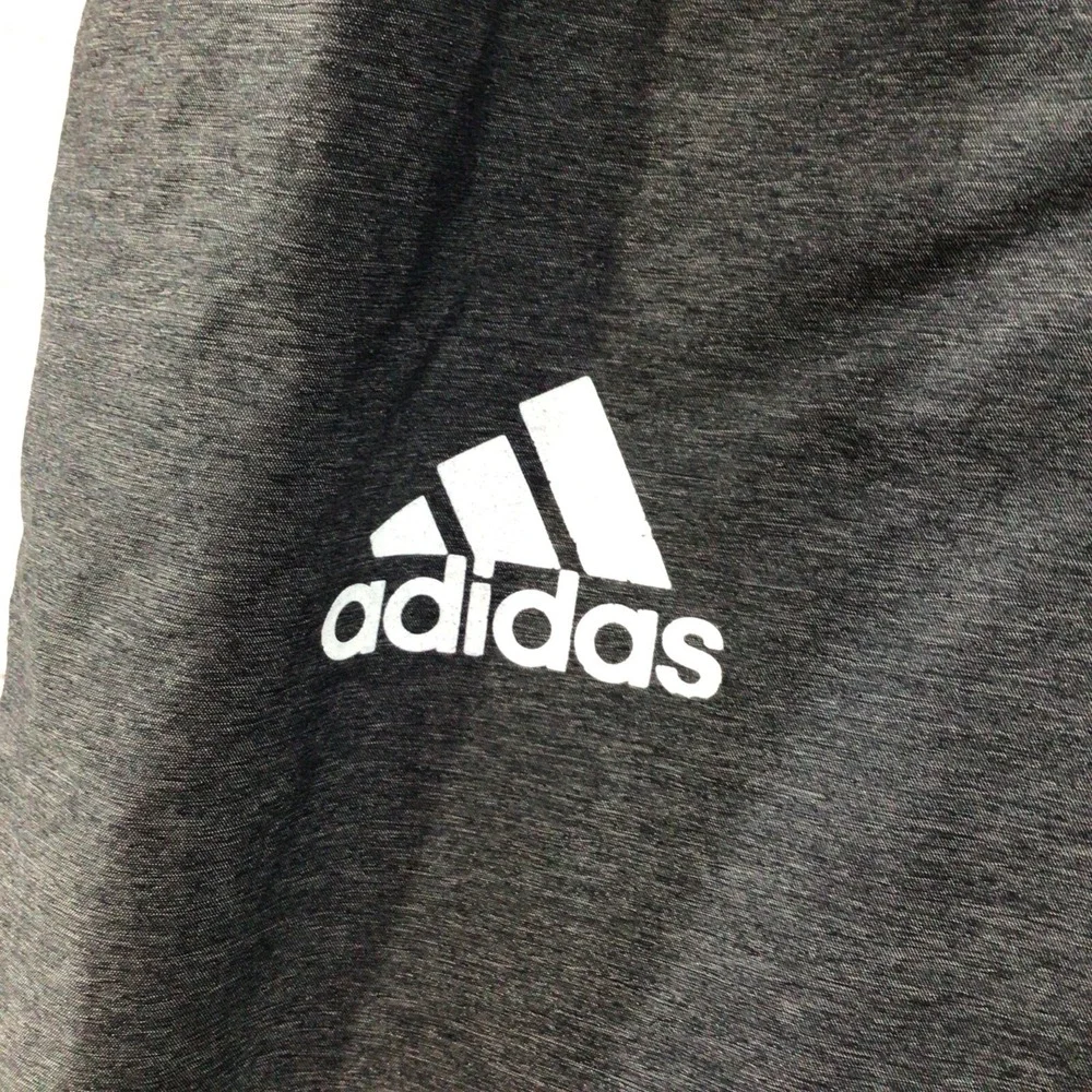 Adidas Athletic Pants Mens Sz M Med Black Zippered‎ Ankles and Pockets